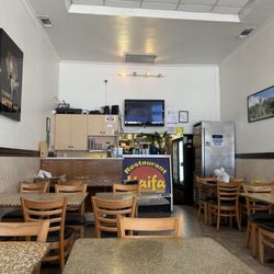 Inside view - Three tables wide by four tables deep