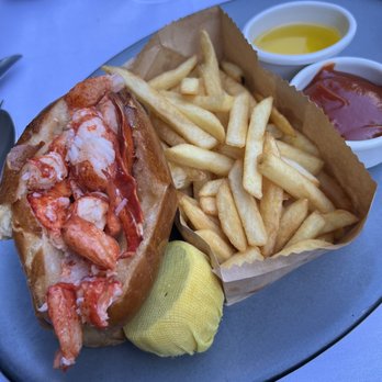 Atlantic Fish - Lobsta Roll with fresh cut fries! - Seafood Near Me - Boston, Massachusetts