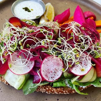 Abbalé - House cured salmon Jerusalem bagel - Mediterranean Near Me - Miami Beach, Florida