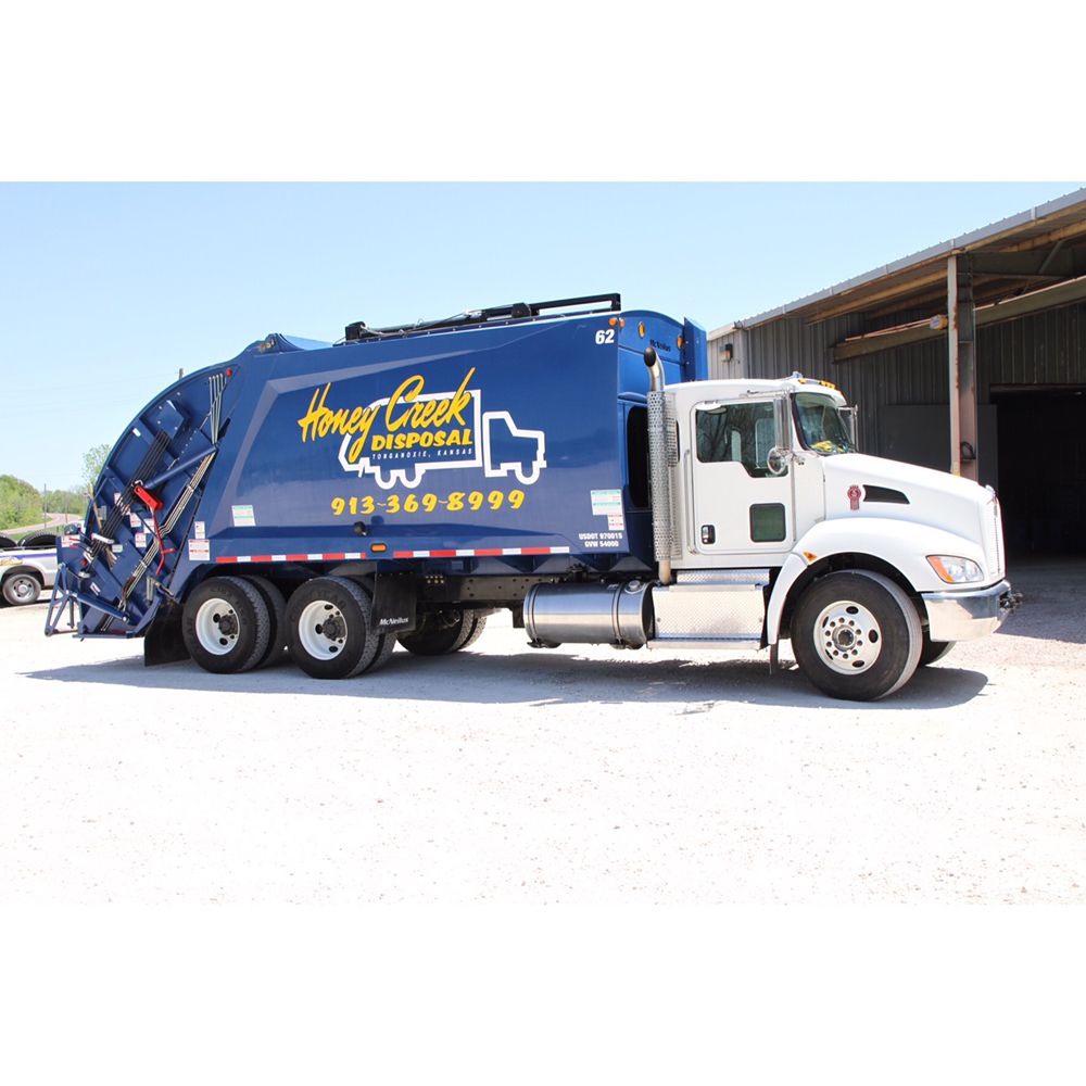 HONEY CREEK DISPOSAL SERVICE Updated October 2024 26195 Linwood Rd, Lawrence, Kansas Junk