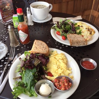 Urth Caffe - Organic fresh eggs in real butter, whole grain bread and surprise! Greens and cherry tomatoes in a light vinaigrette - Coffee & Tea Near Me - Laguna Beach, California Urth Caffe - Organic fresh eggs in real butter, whole grain bread and surprise! Greens and cherry tomatoes in a light vinaigrette - Coffee & Tea Near Me - Laguna Beach, California