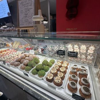 Bibble & Sip - Variety of pastries in fridge - Coffee & Tea Near Me - New York, New York Bibble & Sip - Variety of pastries in fridge - Coffee & Tea Near Me - New York, New York