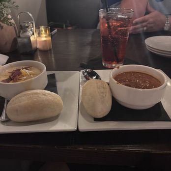 The Feed Sack - Bowl of SOD (loaded baked potato) and Bowl of Tomato - American Near Me - Aiken, South Carolina The Feed Sack - Bowl of SOD (loaded baked potato) and Bowl of Tomato - American Near Me - Aiken, South Carolina
