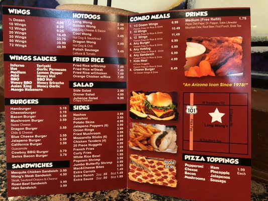 Menu photo 4 Long Wong's Dobson Mesa, AZ Menu photo 4 Long Wong's Dobson Mesa, AZ