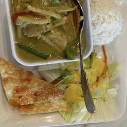 Green curry with shrimp Green curry with shrimp