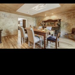 April's Estate and Tag Sales - Dining room table and chairs