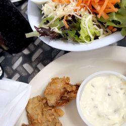 Geoduck Restauraunt & Lounge - Fried local oyster w/salad