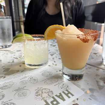 Anthem - Frozen blood orange margarita & anthem margarita - American Near Me - Omaha, Nebraska