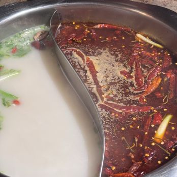 Fondue Chinoise - Two different broths - Hot Pot Near Me - San Francisco, California Fondue Chinoise - Two different broths - Hot Pot Near Me - San Francisco, California