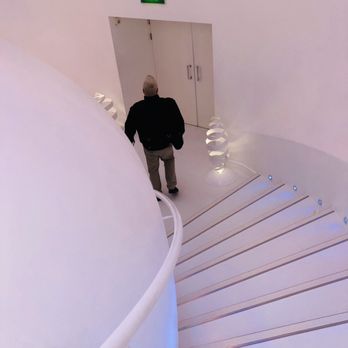 Sketch - Stairs from the loo to the disco. - French Near Me - London, XGL