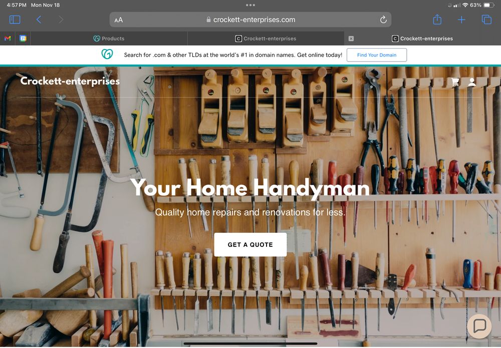 Slide of Crockett Enterprises