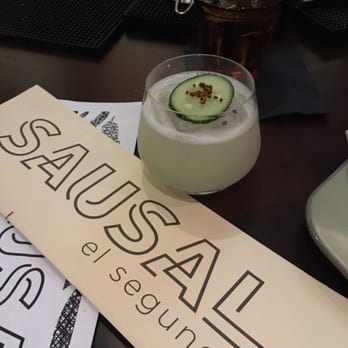 SAUSAL - I wish I could remember the name. Ask for the drink with worms (the small brown, salt-looking specs in the image). Trust me. - Mexican Near Me - El Segundo, California SAUSAL - I wish I could remember the name. Ask for the drink with worms (the small brown, salt-looking specs in the image). Trust me. - Mexican Near Me - El Segundo, California