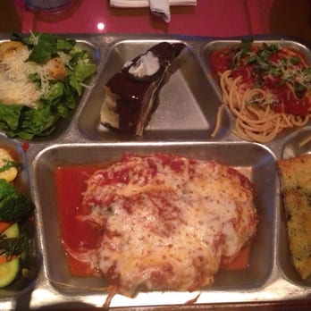 Big Pink - TV DINNER- eggplant Parmesan, spaghetti, Caesar salad, veggies, garlic bread, and Oreo cheesecake! - Pizza Near Me - Miami Beach, Florida Big Pink - TV DINNER- eggplant Parmesan, spaghetti, Caesar salad, veggies, garlic bread, and Oreo cheesecake! - Pizza Near Me - Miami Beach, Florida