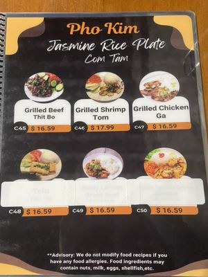 Menu photo 5 Pho Kim Santa Fe, NM