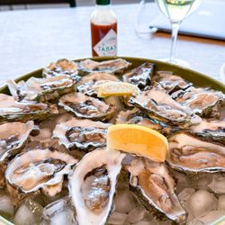 Minterbrook Oyster - Oysters with a Sancere and Tabasco. Happy day.