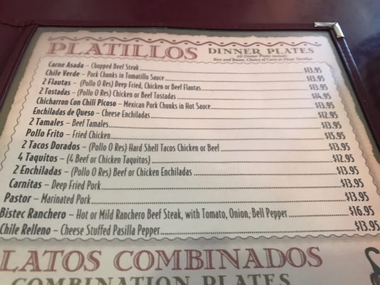 Menu photo 1 Taqueria Tepatitlan Ventura, CA