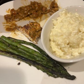Springs at the Artesian - Tilapia, risotto and asparagus - American Near Me - Sulphur, Oklahoma Springs at the Artesian - Tilapia, risotto and asparagus - American Near Me - Sulphur, Oklahoma