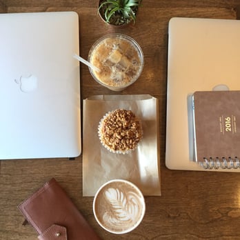 Holsem Coffee - Banana bread cold brew xGluten free apple muffin x lavender latte - Coffee & Tea Near Me - San Diego, California