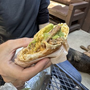 Little Barn Coffee House - Sausage tofu scramble in a wrap - Coffee & Tea Near Me - Los Angeles, California