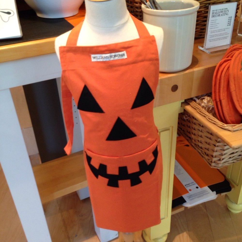 Williams-Sonoma - Jack-O-Lantern Kid Apron ($19.95) - Kitchen & Bath Near Me - Arlington, Virginia Williams-Sonoma - Jack-O-Lantern Kid Apron ($19.95) - Kitchen & Bath Near Me - Arlington, Virginia