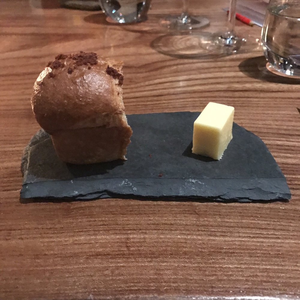 Lazy Bear - Spelt and rye parker house roll with cultured butter - New American Near Me - San Francisco, California