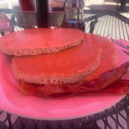 Pancakes and bacon