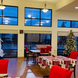 Cudahy Place Senior Living - Wishing everyone a Happy Holiday Season in our warn and friendly dining area