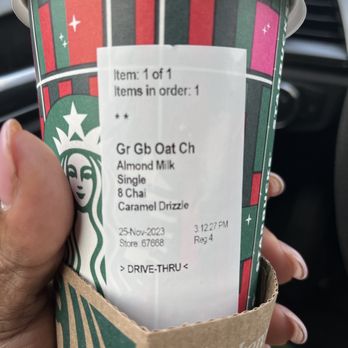 Starbucks - Lilith suggested this drink and it's amazing. I said I wanted less carbs so she changed the milk!! - Coffee & Tea Near Me - Virginia Beach, Virginia Starbucks - Lilith suggested this drink and it's amazing. I said I wanted less carbs so she changed the milk!! - Coffee & Tea Near Me - Virginia Beach, Virginia