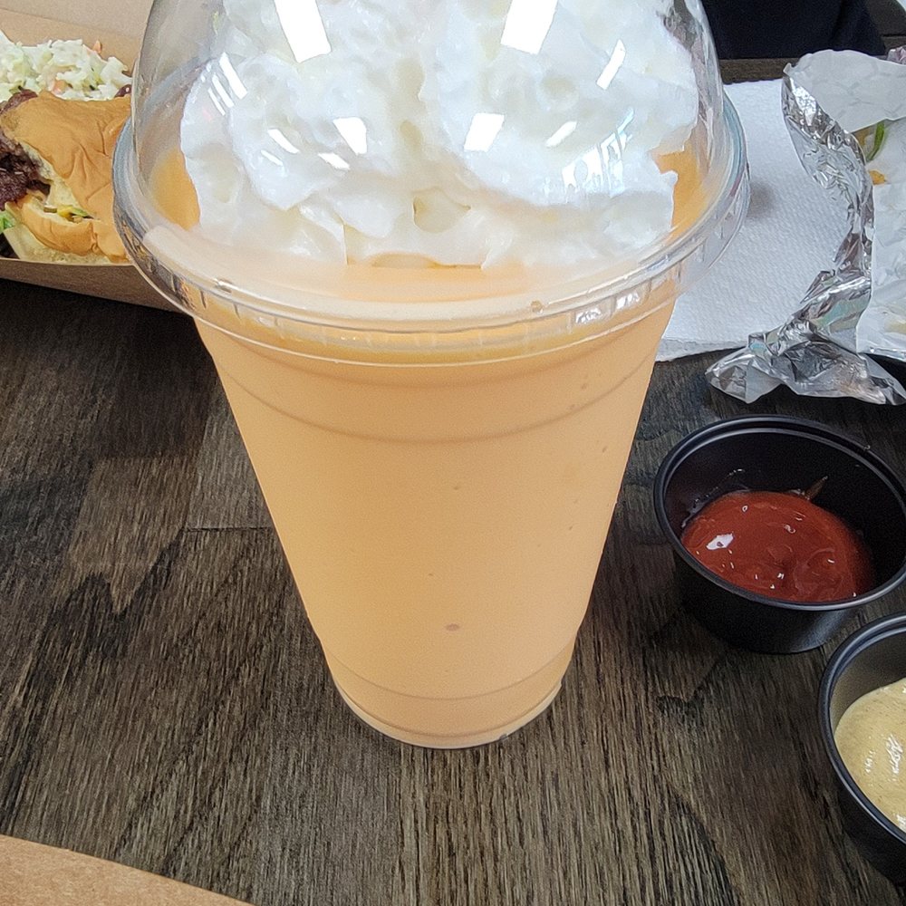 Surf Dawgs Grill - Creamsicle shake - Food Trucks Near Me - Surfside Beach, South Carolina