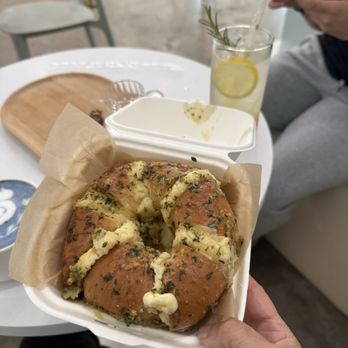 Littl Madeleine - Garlic bagel! - Coffee & Tea Near Me - Charlotte, North Carolina Littl Madeleine - Garlic bagel! - Coffee & Tea Near Me - Charlotte, North Carolina