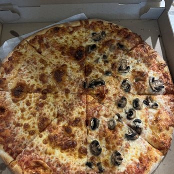 Slices Italian Pizzeria - Half cheese half mushroom - Pizza Near Me - Canton, Massachusetts Slices Italian Pizzeria - Half cheese half mushroom - Pizza Near Me - Canton, Massachusetts