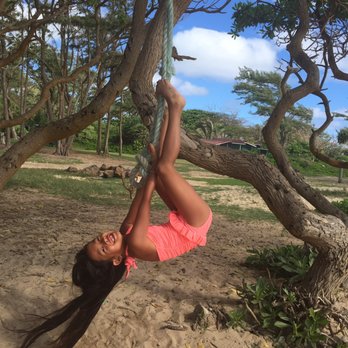Malaekahana Beach Campground - So many fun rope swings on the beach! - Campgrounds Near Me - Kahuku, Hawaii Malaekahana Beach Campground - So many fun rope swings on the beach! - Campgrounds Near Me - Kahuku, Hawaii