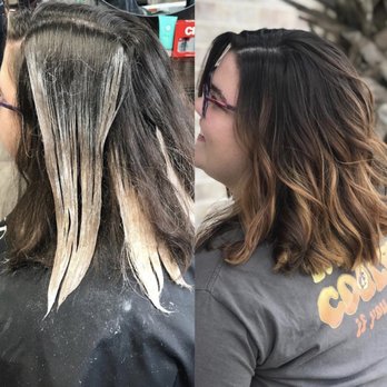 Impulse Blu - What a beautiful fall color. Check out @keohair for your next balayage!! - Hair Salons Near Me - Spring, Texas