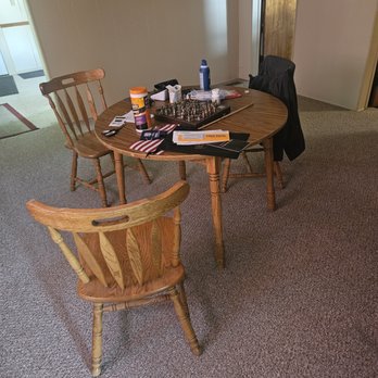 Next Step Moving - Dining table and 3 chairs - Movers Near Me - Eau Claire, Wisconsin Next Step Moving - Dining table and 3 chairs - Movers Near Me - Eau Claire, Wisconsin