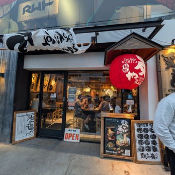 Torisoba Sumiya - Front of the store. They flipped the banner up - Ramen Near Me - Los Angeles, California Torisoba Sumiya - Front of the store. They flipped the banner up - Ramen Near Me - Los Angeles, California