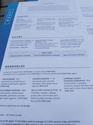 Menu photo 4 Milestones Toronto, ON