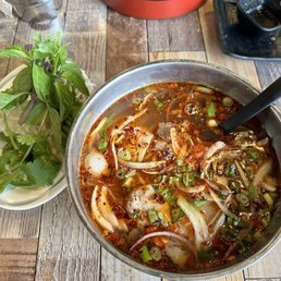 Pork Rice Noodle Soup