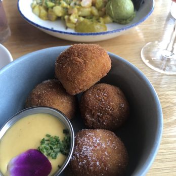 Yellowbelly - Crab fritters - New American Near Me - St. Louis, Missouri Yellowbelly - Crab fritters - New American Near Me - St. Louis, Missouri