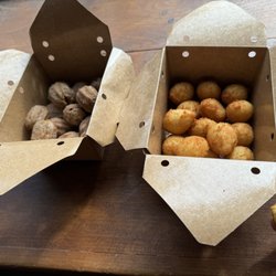 Mini Bites Factory - Mini Coxinha chicken savory, Nutella Churros