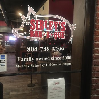 Sibley's Bar-B-Q - Sibley's ... - Barbeque Near Me - Chester, Virginia Sibley's Bar-B-Q - Sibley's ... - Barbeque Near Me - Chester, Virginia