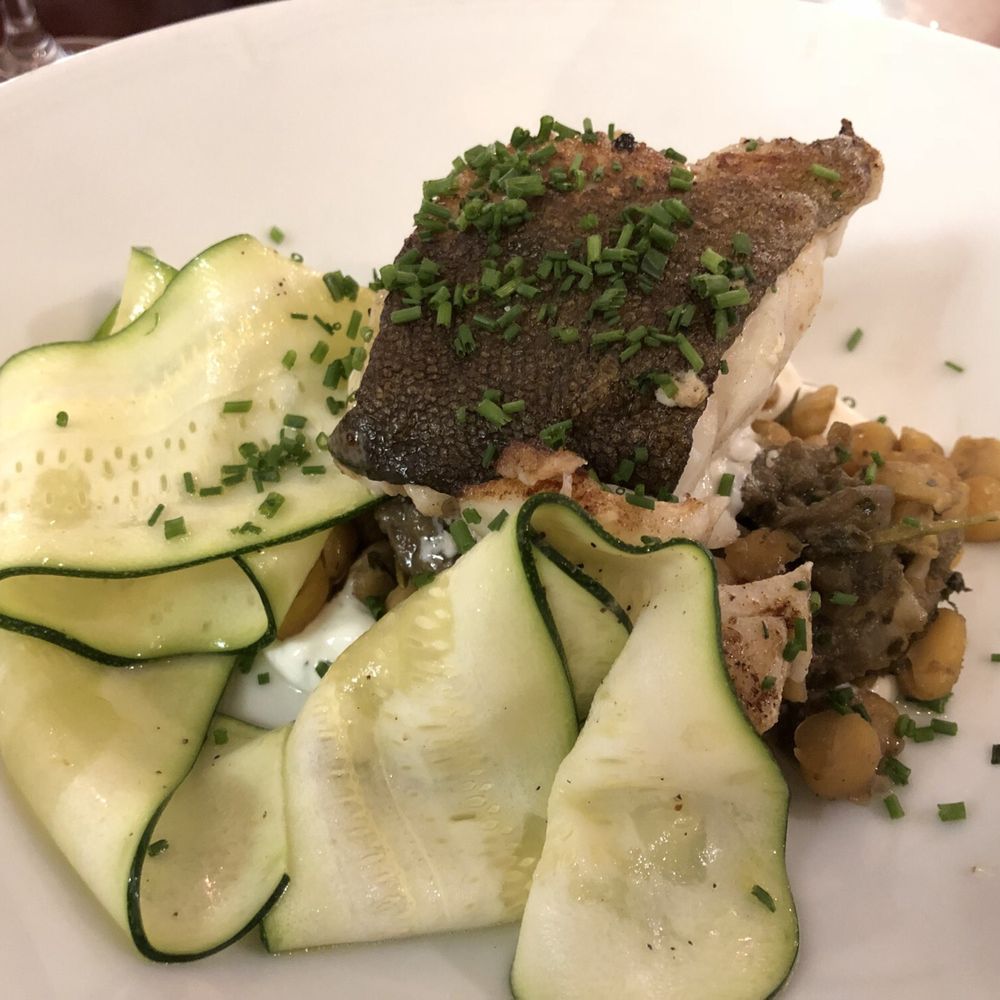 Juvéniles - Fish special. Some North African spices to really deliver a nice melding with chick peas and eggplant. - French Near Me - Paris, 75 Juvéniles - Fish special. Some North African spices to really deliver a nice melding with chick peas and eggplant. - French Near Me - Paris, 75