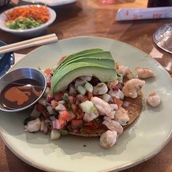 Mariscos Choix - Tostada de camaron - Seafood Near Me - Pico Rivera, California Mariscos Choix - Tostada de camaron - Seafood Near Me - Pico Rivera, California