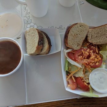Pigeon Forge Deli - Tomato Basil Soup and Side Salad - Delis Near Me - Pigeon Forge, Tennessee