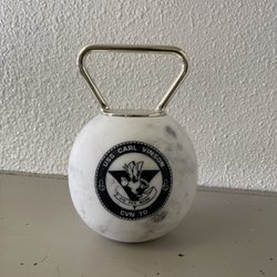 Martian Laser Engraving - Engraved kettle bell.