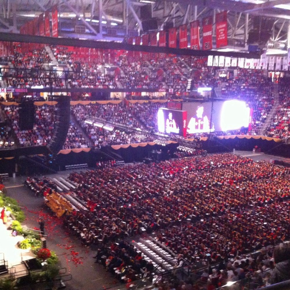 2016 University of Maryland graduation.