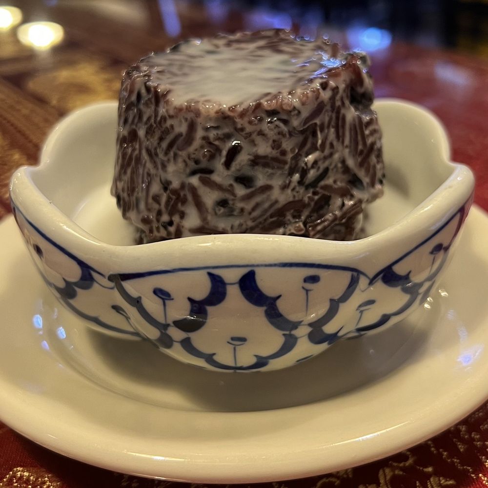 Thai Thip Restaurant - Black rice pudding - Thai Near Me - Hurst, Texas Thai Thip Restaurant - Black rice pudding - Thai Near Me - Hurst, Texas