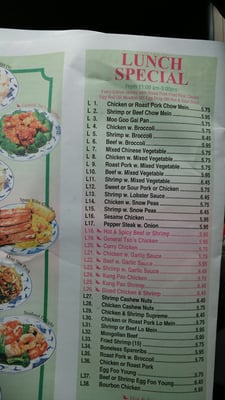 Menu photo 1 China 1 Spring Hill, FL