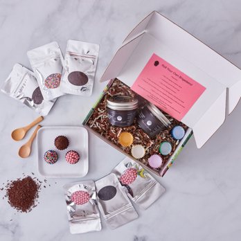Brigadeiro Sprinkles - DYO Chocolate Brigadeiro Gift Box. Fun activity for all ages. Comes with everything you need to create amazing brigadeiros. No cooking! - Chocolatiers & Shops Near Me