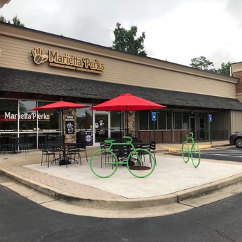 Marietta Perks - Cool outdoor seating space - Coffee & Tea Near Me - Marietta, Georgia Marietta Perks - Cool outdoor seating space - Coffee & Tea Near Me - Marietta, Georgia