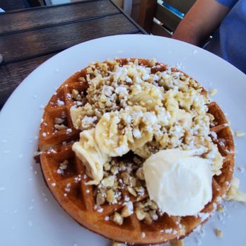 Kihei Caffe Lahaina - Mac and Banana waffle was okay.. - Breakfast & Brunch Near Me - Lahaina, Hawaii Kihei Caffe Lahaina - Mac and Banana waffle was okay.. - Breakfast & Brunch Near Me - Lahaina, Hawaii